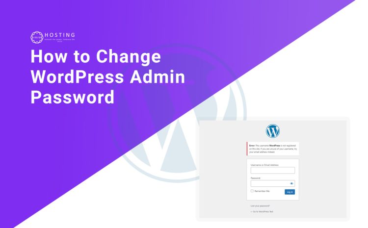 How to change WordPress Admin Password